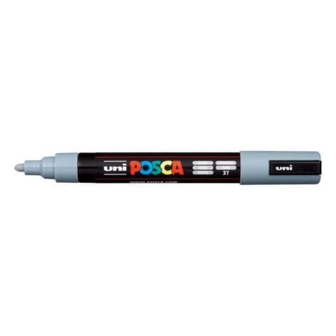 Uni Posca Paint Marker PC-5M, Grey, Medium Bullet Tip 1.8-2.5mm CX250159