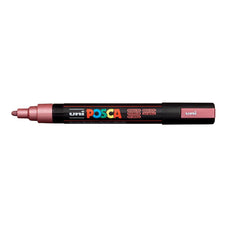 Uni Posca Paint Marker PC-5M, Metallic Red, Medium Bullet Tip 1.8-2.5mm CX249047