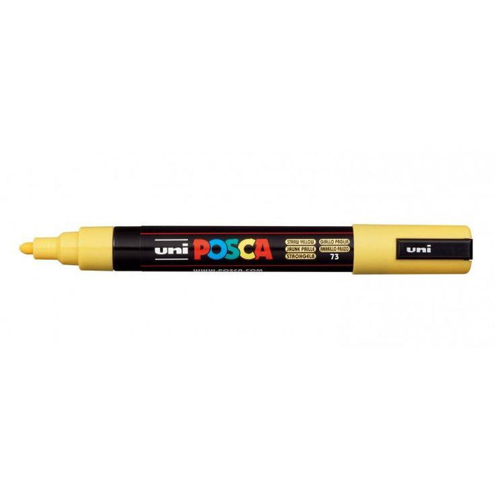 Uni Posca Paint Marker PC-5M, Straw Yellow, Medium Bullet Tip 1.8-2.5mm CX249053