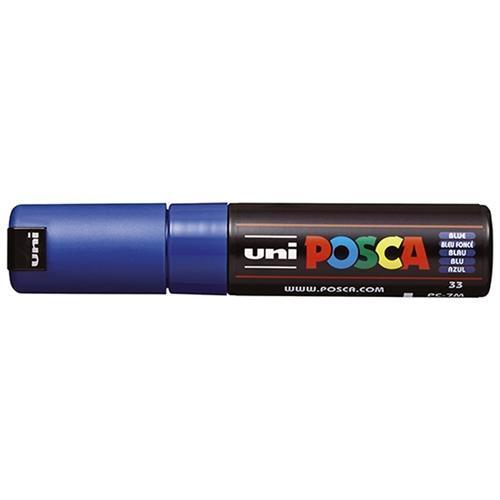 Uni Posca Paint Marker, PC-7M, Blue, Bold Bullet Tip, 4.5-5.5mm CX249822