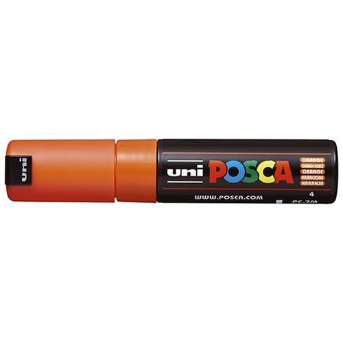 Uni Posca Paint Marker, PC-7M, Orange, Bold Bullet Tip, 4.5-5.5mm CX249826