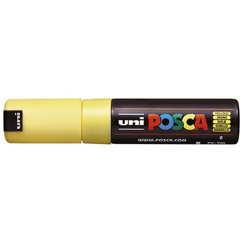 Uni Posca Paint Marker, PC-7M, Yellow, Bold Bullet Tip, 4.5-5.5mm CX249827