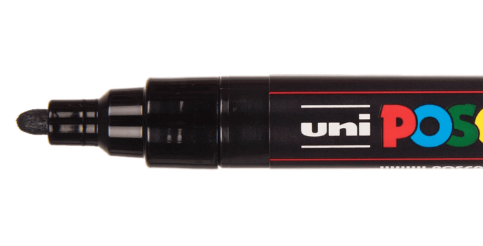 Uni Posca Paint Marker PC-8K, Brown, Chisel Tip 8.0mm CX250180