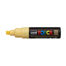 Uni Posca Paint Marker PC-8K, Fluoro Light Orange, Chisel Tip 8.0mm CX249071