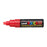 Uni Posca Paint Marker PC-8K, Fluoro Red, Chisel Tip 8.0mm CX249074