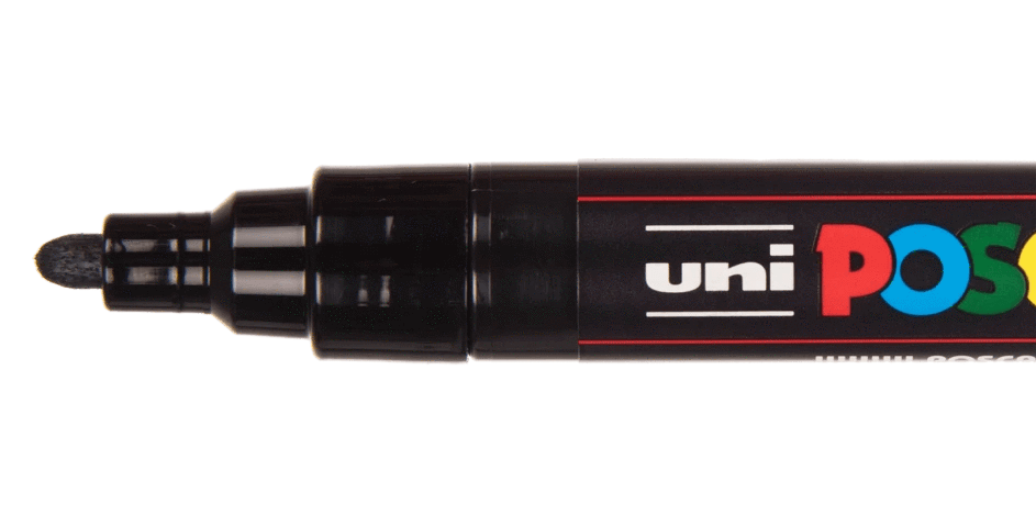 Uni Posca Paint Marker PC-8K, Turquoise, Chisel Tip 8.0mm | Markers ...