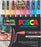 Uni Posca Paint Marker Set, PC-3M, Pastel Colours, Set of 8 Markers, PC3MSC8C, Fine Tip, Assorted Colours, 0.9-1.3mm CX249034