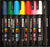 Uni Posca Paint Marker Set, PC-5M, Assorted Colours, Set of 8 Markers, PC5M8AOW, Medium Bullet Tip, 1.8-2.5mm CX249985