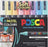 Uni Posca Paint Marker Set, PC-5M, Assorted Soft Colours, PC5MSC8C, Set of 8 Markers, Medium Bullet Tip, 1.8-2.5mm CX249051