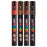 Uni Posca Paint Marker Set, PC-5M, Pack of 4 Shades of Brown, PC5M4PSHBN, Medium Bullet Tip, 1.8-2.5mm CX1023103
