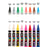 Uni Posca PC-5BR Brush Tip Marker 1-4mm Medium, 16 Pack Assorted Colours CX1003294