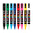 Uni Posca PC-5BR Brush Tip Marker 1-4mm Medium, 8 Pack Assorted Colours CX1003297
