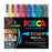Uni Posca PC-5BR Brush Tip Marker 1-4mm Medium, 8 Pack Assorted Colours CX1003297