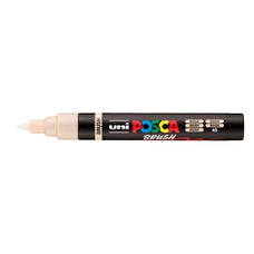 Uni Posca PC-5BR Brush Tip Marker 1-4mm Medium, Beige CX1003293