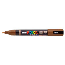 Uni Posca PC-5BR Brush Tip Marker 1-4mm Medium, Brown CX1003288