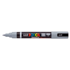 Uni Posca PC-5BR Brush Tip Marker 1-4mm Medium, Grey CX1003289