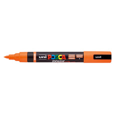 Uni Posca PC-5BR Brush Tip Marker 1-4mm Medium, Orange CX1003280