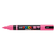 Uni Posca PC-5BR Brush Tip Marker 1-4mm Medium, Pink CX1003286