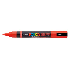 Uni Posca PC-5BR Brush Tip Marker 1-4mm Medium, Red CX1003287