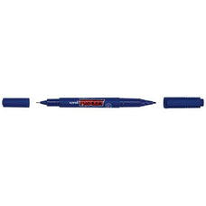 Uni Prockey Marker Dual Tip 0.4/0.9mm Blue PM-120 CX249552