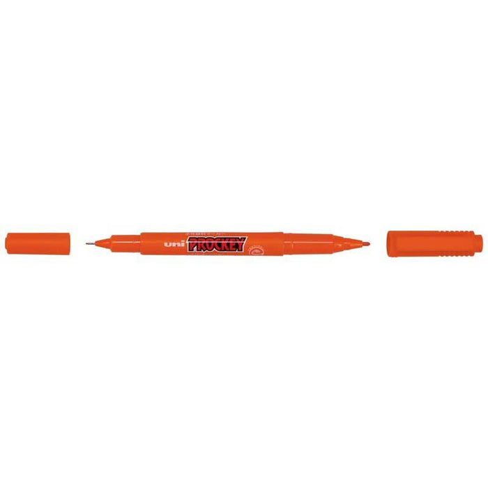 Uni Prockey Marker Dual Tip 0.4/0.9mm Orange PM-120 CX249555