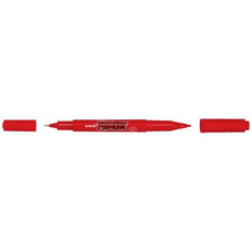 Uni Prockey Marker Dual Tip 0.4/0.9mm Red PM-120 CX249553