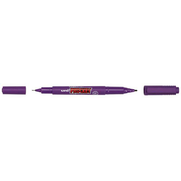 Uni Prockey Marker Dual Tip 0.4/0.9mm Violet PM-120 CX249560