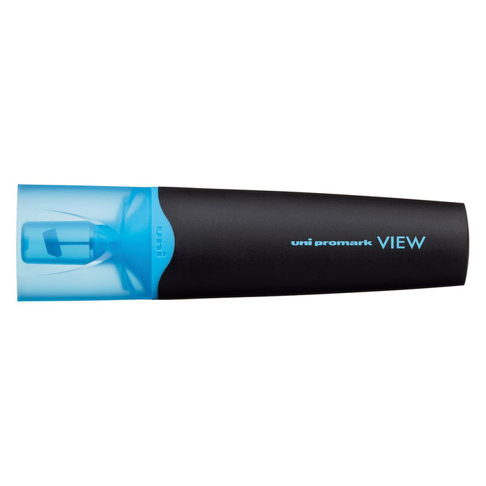 Uni Promark View 5.2mm Chisel Tip Light Blue Highlighter (USP-200) CX249139