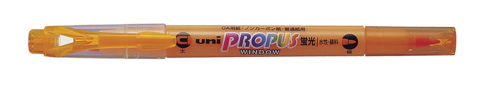 Uni Propus Window Double-Ended Highlighter 4.0mm/0.6mm Orange PUS-102 CX249112