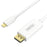 UNITEK 1.8m 4K USB-C to DisplayPort 1.2 Cable in White Plastic Housing. Supports upto 4K@60Hz. Plug & Play. HDCP2.2 for 4K Netfli, Amazon Prime Video & More. USB3.1. Gold Plated Connectors. White. CDV400A