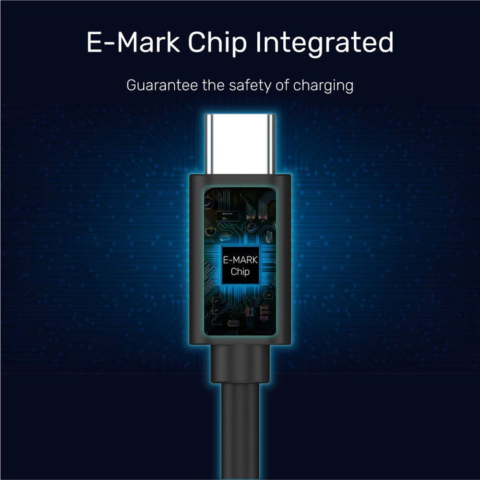 UNITEK 1m USB-C 3.1 Male to Female Extension Cable. Supports up to 4K@60Hz,100W/20V 5A  Power Delviery and 10Gbps Transfer Rate. Backwards Compatible with USB 3.0/2.0/1.1. Plug and Play CDC14086BK-1M