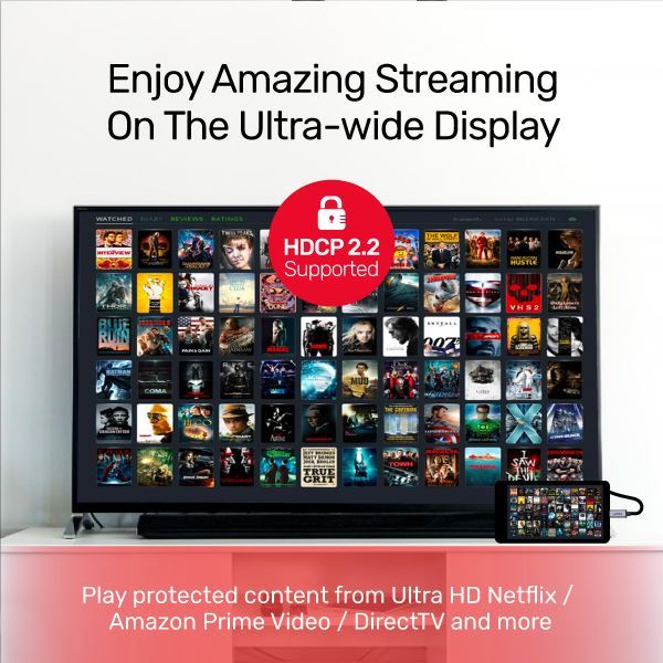 UNITEK 2m 4K USB-C to DisplayPort 1.2 Cable in Aluminium Housing. Supports upto 4K@60Hz. Plug & Play. HDCP2.2 for 4K Netfli, Amazon Prime Video & More. Space Grey & Black. CDV1409A