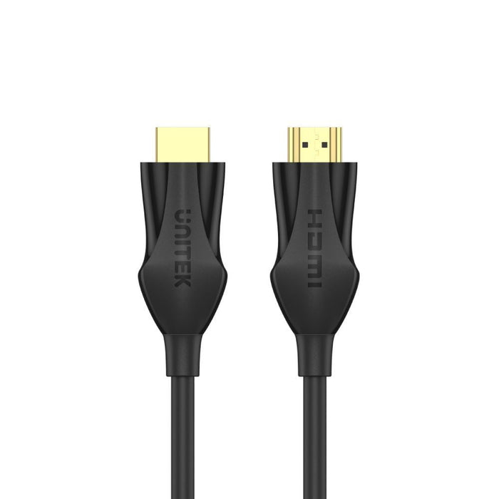 Unitek 2m HDMI 2.1 Ultra High Speed Cable, 8K 60Hz and 4K 120Hz, 48Gbps high-speed Bandwidth. Supports Dynamic HDR, Gold Plated Connectors, Black CDC11060BK-2M