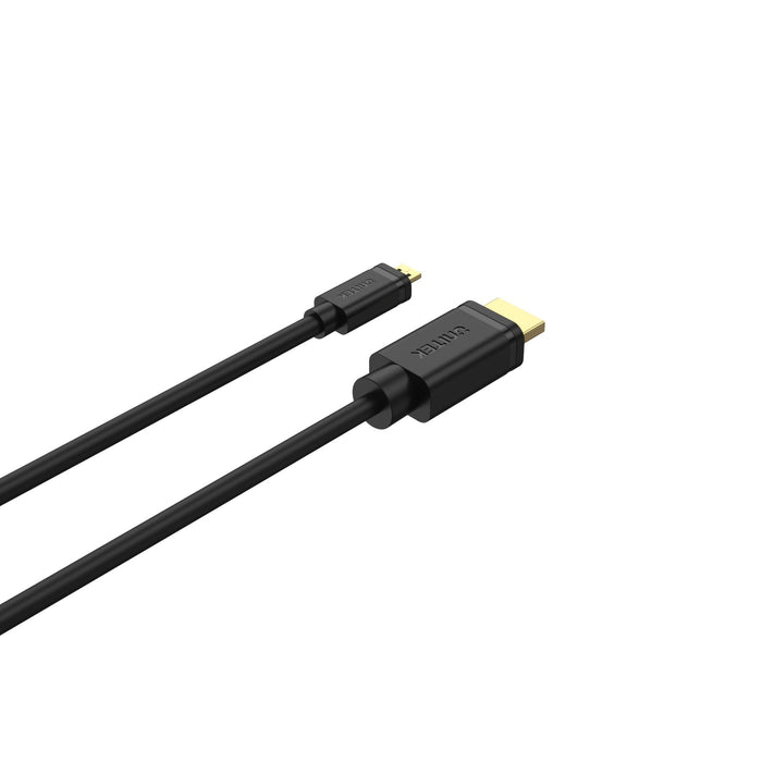 Unitek 2m Micro HDMI Male to HDMI Male Cable CDY-C182