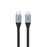 UNITEK 2m USB-C to USB-C 3.1 Gen1 Cable for Syncing & Charging. Supports up to 100W USB PD. Supports up to 4K@60Hz. Up to 5Gbps Space Grey & Black Colour. CDC14091ABK