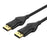 UNITEK 3m DisplayPort V1.4 Cable Supports up to 8K @60Hz, 4K @144Hz, 1440p @240Hz, 32.4Gbps Bandwidth, Latched Connectors, Flexible Cable, Gold Plated Connectors. Black. CDC1624BK-3M