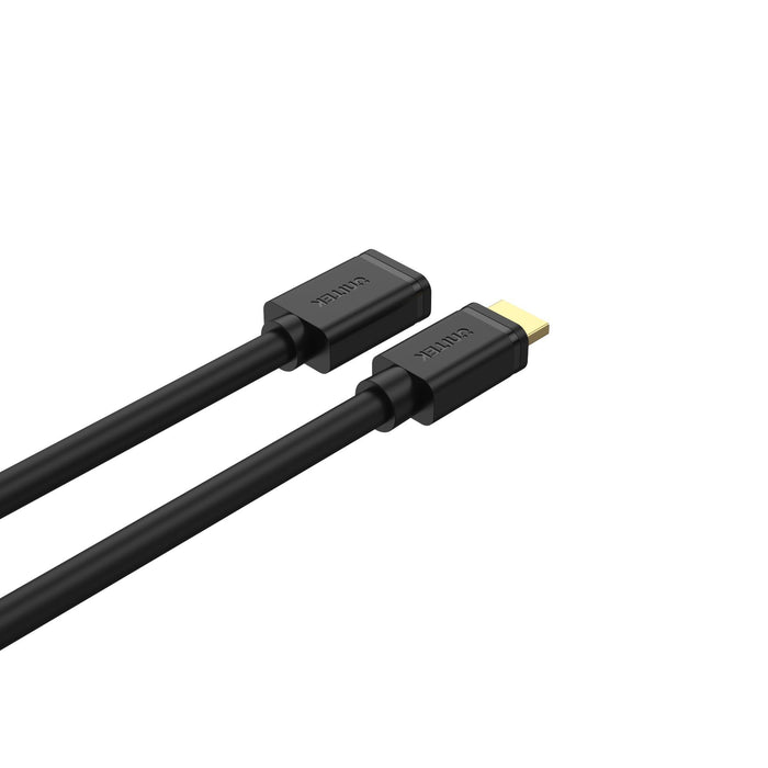 Unitek 3m HDMI 2.0 Extension Male to HDMI Female Cable, 4K@6Hz, HDR1, HDCP2.2, 3D, & 7.1 Surround Sound, Gold-Plated Connectors, High-Speed 18Gbps CDY-C166K