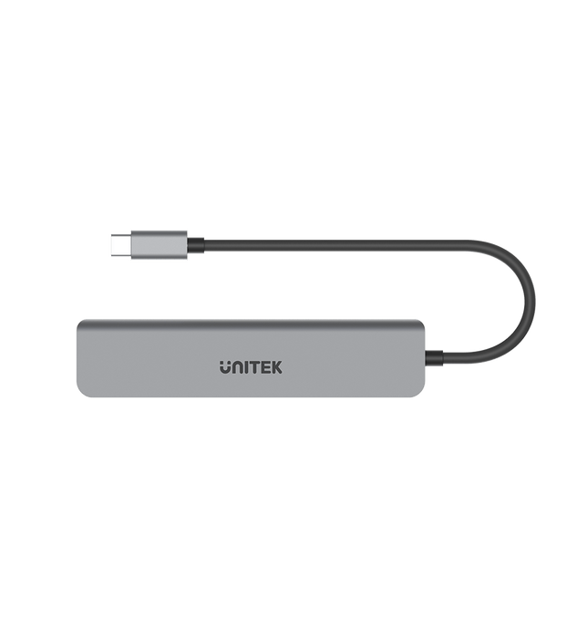UNITEK 7-in-1 Multi-Port Hub with USB-C Connector. Includes 3x USB-A Ports, 1x HDMI, SD & MicroSD Slots, USB-C Charging Port with 100W PD. 5Gbps SuperSpeed Data-Sync, Space Grey CDH1118A