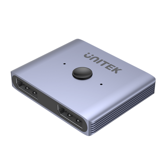 UNITEK 8K DisplayPort 1.4 Bi- DirectioSwitch with 2-In-1-Out or 1-in-2 ...