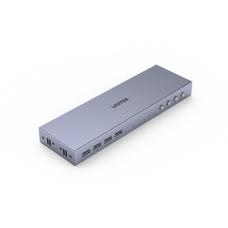 UNITEK HDMI KVM 4-in-1-Out Switch & Supports 4K@60Hz UHD. Includes 4x USB-A Ports, 4x HDMI Inputs & 1x HDMI Output Ports, 4x PC input Ports. Switch Buttons, LED Lights. Includes Cables. CDV306A