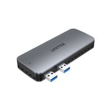Unitek PS5 External Storage, Dual USB-A 10G to M.2 PCIe/NVMe CDS1224A