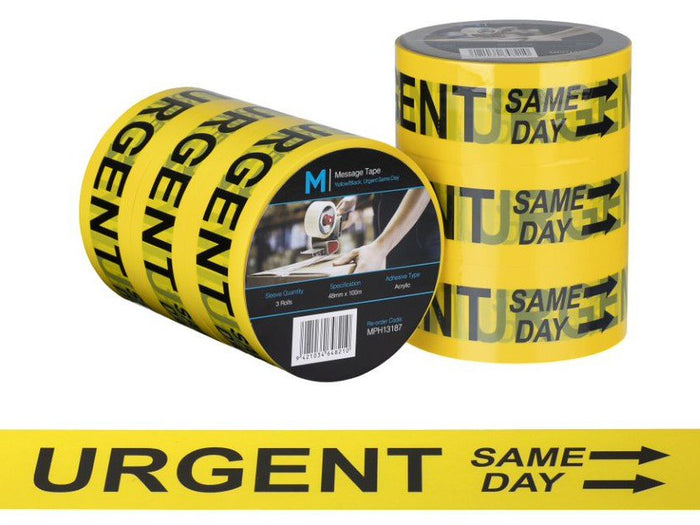 URGENT - SAME DAY Printed Tape 48mm x 100mt x 36 rolls Carton MPH13187