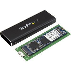 USB 3.0 to M.2 SATA External SSD Enclosure with UASP - USB 3.0 to SATA III M.2 solid state drive enclosure with UAS - Portable M.2 NGFF to USB 3.0 Solid State Drive (SSD) Enclosure IM2879315