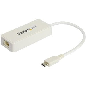 USB-C Ethernet Adapter with Extra USB Port - USB 3.1 Type-C Gen 1 LAN Dongle (US1GC301AUW) IM4705399