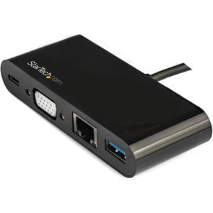 USB C Multiport Adapter - VGA / USB 3.0 / GbE - Power Delivery Charging (60W) - Mac / Windows / Chrome OS - USB C Adapter IM4283766