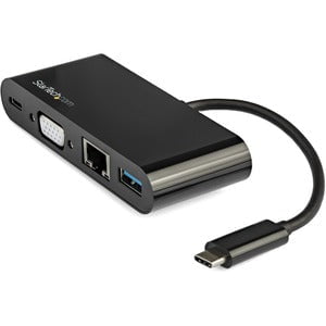USB C Multiport Adapter - VGA / USB 3.0 / GbE - Power Delivery Charging (60W) - Mac / Windows / Chrome OS - USB C Adapter IM4283766