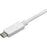 USB C to DisplayPort Cable - 3m - White - 4K 60Hz - Thunderbolt 3 Compatible - USB C Cable - USB C Video Adapter IM4085811