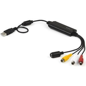 USB Video Capture Adapter - S Video / Composite to USB 2.0 Video Capture Cable with TWAIN Support - Analog to Digital Converter - Windows Only (SVID2USB232) IM4889832