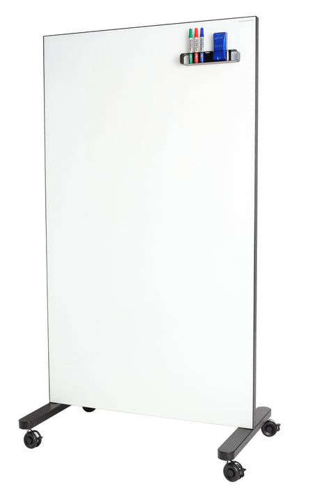 Vantage Mobile Glassboard 1016mm x 1854mm x 600mm On Stand BVDSVMG