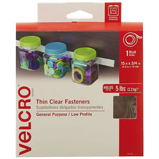 Velcro 19mm x 4.5 Metres Clear Fastener Tape AO91325